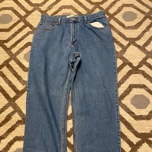 Levis 550 Relaxed Fit Distressed Denim Jeans Men’s
